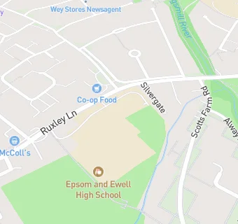 map for Ewell High School