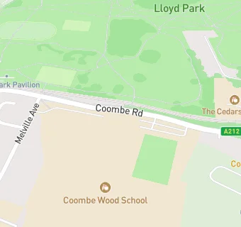 map for Coombe Wood School