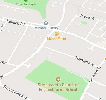 map for Thames Ave Surgery