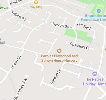 map for Barbies Playschool And Selwyn House Nursery