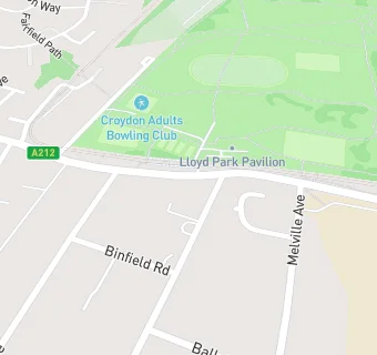 map for Lloyd Park Nursing Home