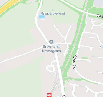 map for The Grovehurst Surgery