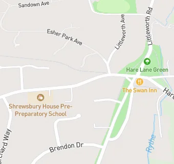 map for Thomas Franks Ltd @ Shrewsbury House Pre-Prep