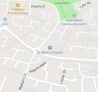 map for St Mark's Church Cafe