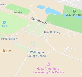 map for Wellington College