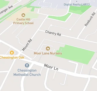 map for Moor Lane Junior School