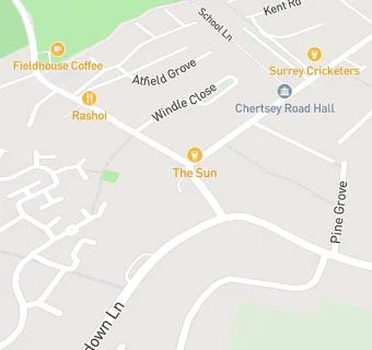 map for Windlesham Village Pharmacy