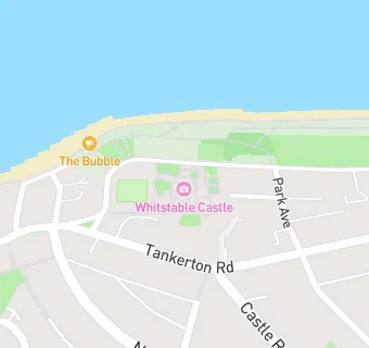 map for Whitstable Bowling Club