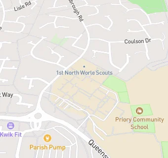 map for Priory Community School