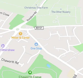 map for Ottershaw Social Club