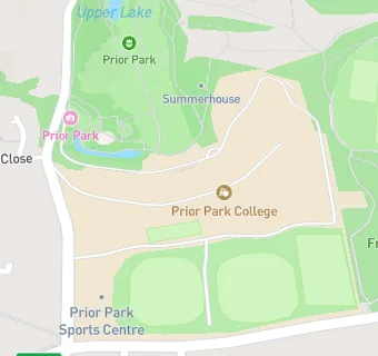 map for Prior Park College