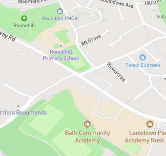 map for Rush Hill Surgery