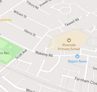 map for Riverside Primary School