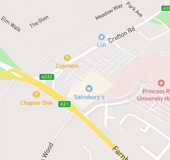 map for Sainsbury's