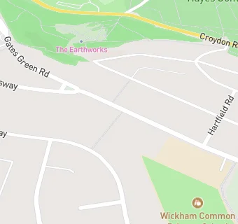 map for Wickham Common Primary School