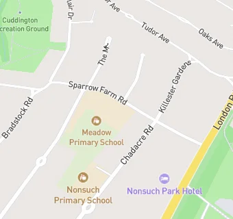 map for Sparrow Farm Community Junior School