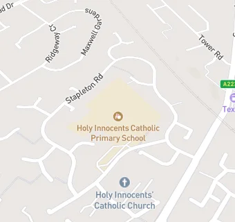 map for Holy Innocents Catholic Primary School