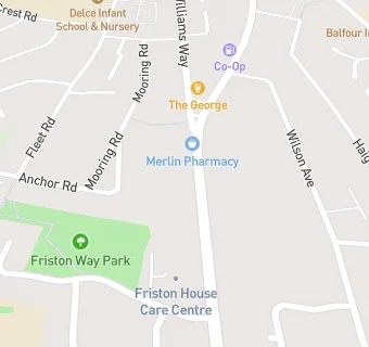 map for Merlin Pharmacy