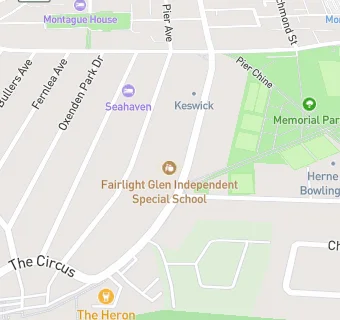 map for Fairlight Glen Independent Special School