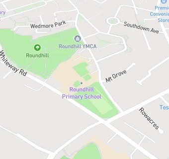 map for Roundhill Primary School