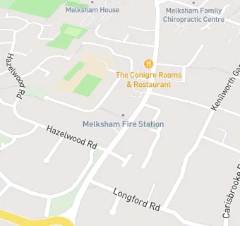 map for Melksham Service Station