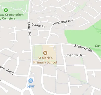 map for Chartwells @ St Marks Primary School