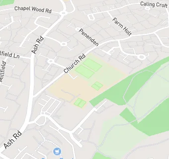 map for New Ash Green Primary School