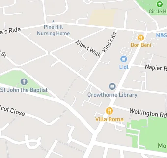 map for Ringmead Medical Practice  Crowthorne