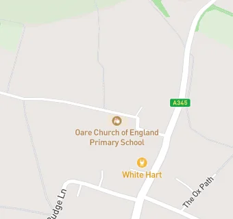 map for Oare Church of England Primary School