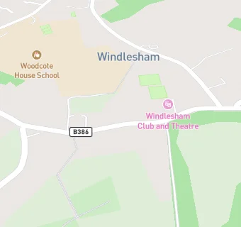 map for Windlesham Club And Theatre