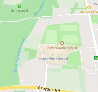 map for Ravens Wood School