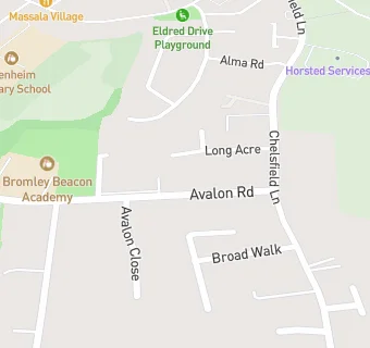 map for Bromley Beacon Academy Trust - Orpington Campus