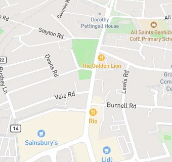 map for Sutton Green Off Licence