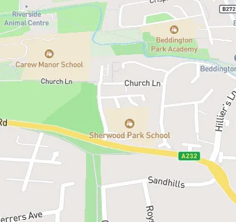 map for Sherwood Park School