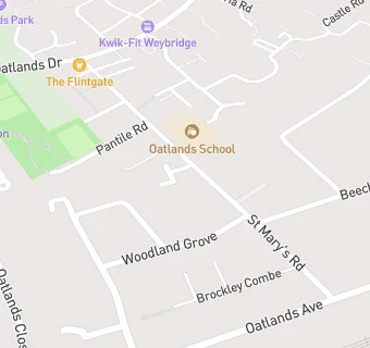 map for Oatlands Park Village Club