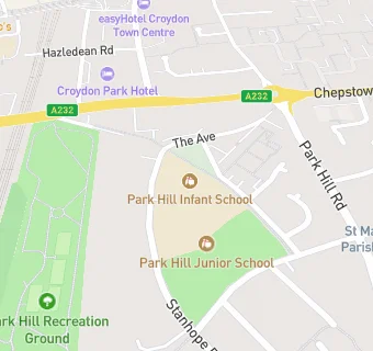 map for Park Hill Infant School