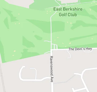 map for East Berkshire Golf Club