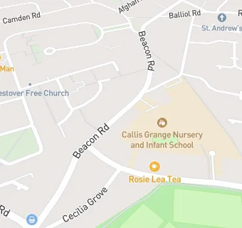 map for Callis Grange Breakfast Club