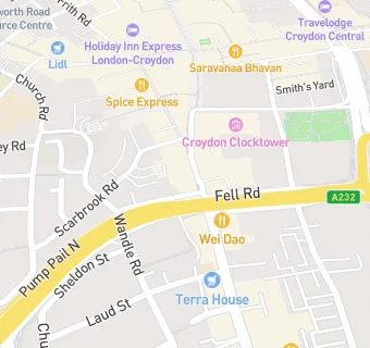 map for Eggfree Cake Box (Croydon)