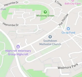 map for Southdown Methodist Church