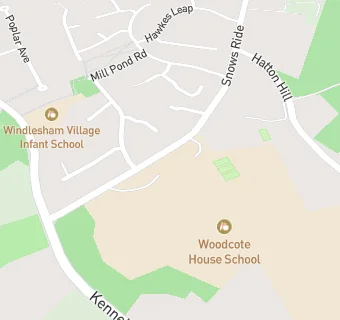 map for Woodcote House School