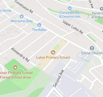 map for Luton Primary School