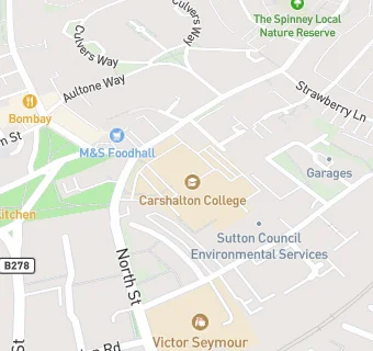 map for Caterlink At Carshalton College