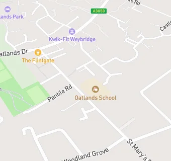 map for Oatlands School