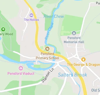 map for Pensford Primary School