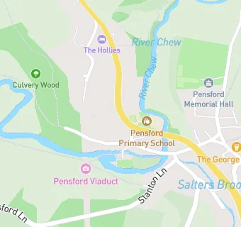 map for Pensford Post Office