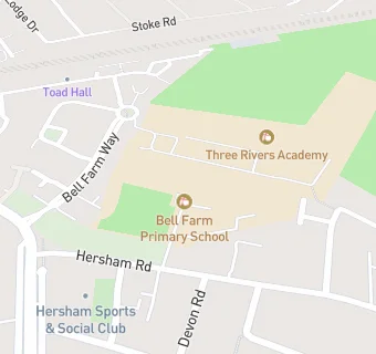 map for Bell Farm Primary School