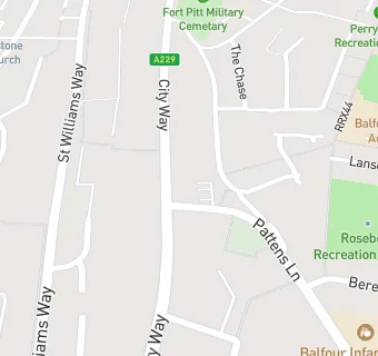 map for City Way Surgery