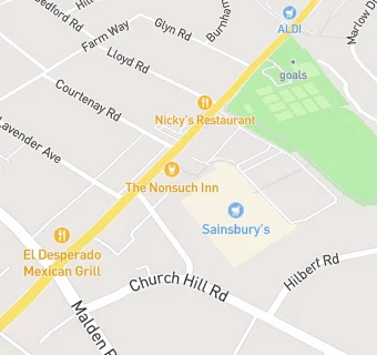 map for Sainsbury's Petrol Station