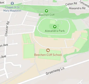 map for Beechen Cliff School